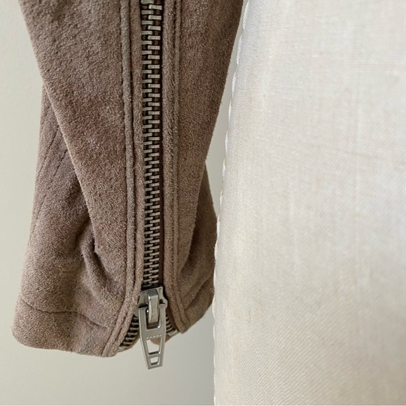 Blank NYC 100% Suede Jacket Taupe XS - Picture 13 of 16
